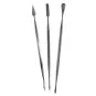 Set of 3 stainless steel carvers - Vallejo T02002 Set of 3 stainless steel carvers - Vallejo T02002