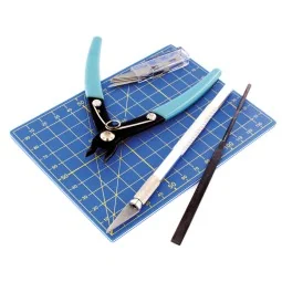 Plastic Modelling Tool set: includes cutting pliers, cutter no. 1 a...
