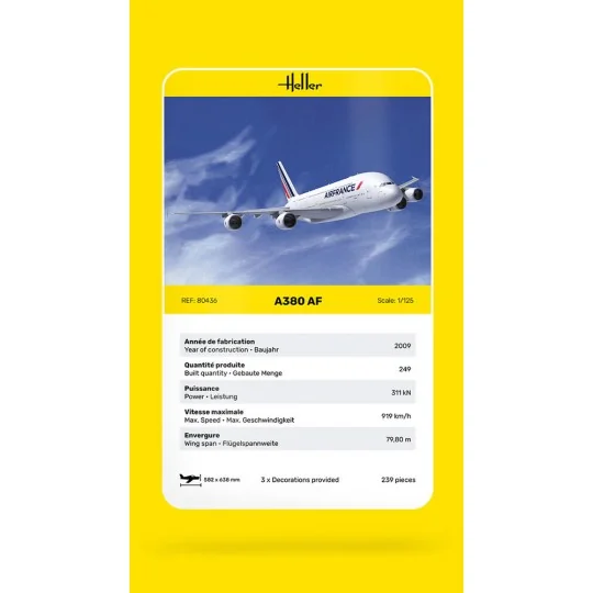 A 380 AF, 1/125 - Heller 80436 A 380 AF, 1/125 - Heller 80436