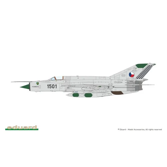 ERKA / MiG-21R V CESKOSLOVENSKU, 1/72 - Eduard Plastic Kits 2156 ERKA / MiG-21R V CESKOSLOVENSKU, 1/72 - Eduard Plastic Kits 2156