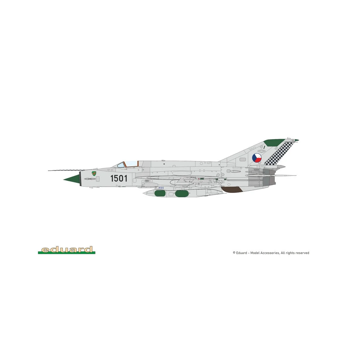 ERKA / MiG-21R V CESKOSLOVENSKU, 1/72 - Eduard Plastic Kits 2156 ERKA / MiG-21R V CESKOSLOVENSKU, 1/72 - Eduard Plastic Kits 2156