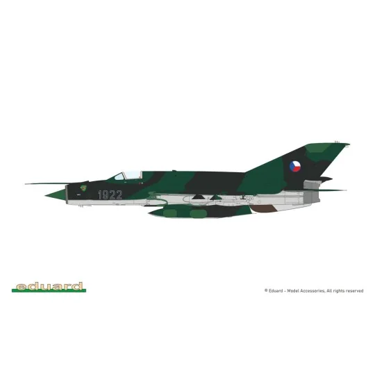 ERKA / MiG-21R V CESKOSLOVENSKU, 1/72 - Eduard Plastic Kits 2156 ERKA / MiG-21R V CESKOSLOVENSKU, 1/72 - Eduard Plastic Kits 2156