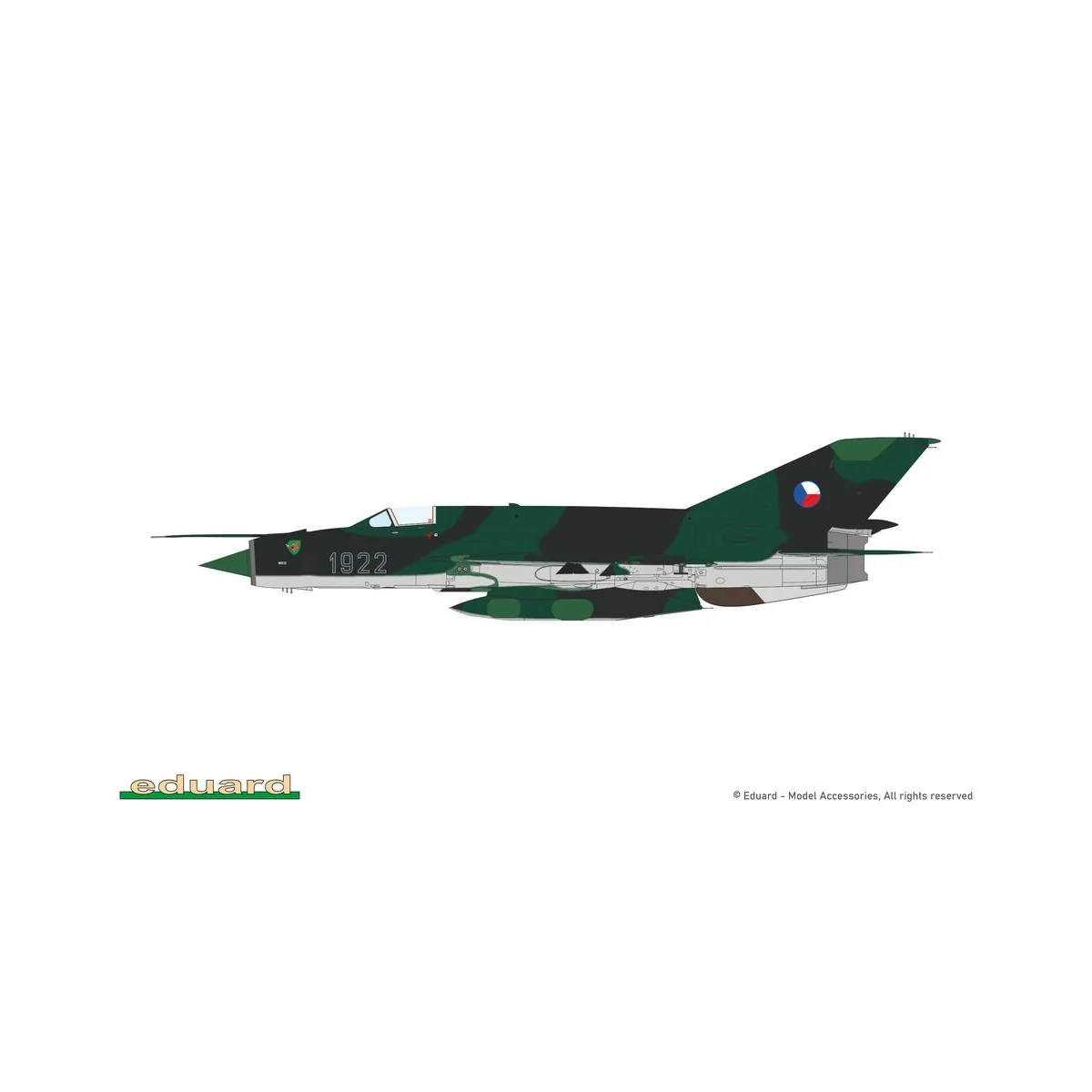 ERKA / MiG-21R V CESKOSLOVENSKU, 1/72 - Eduard Plastic Kits 2156 ERKA / MiG-21R V CESKOSLOVENSKU, 1/72 - Eduard Plastic Kits 2156
