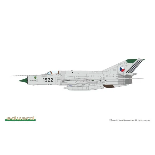ERKA / MiG-21R V CESKOSLOVENSKU, 1/72 - Eduard Plastic Kits 2156 ERKA / MiG-21R V CESKOSLOVENSKU, 1/72 - Eduard Plastic Kits 2156