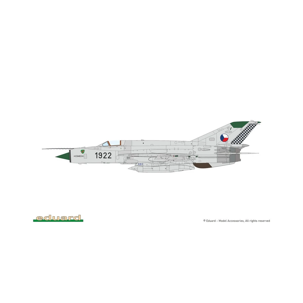 ERKA / MiG-21R V CESKOSLOVENSKU, 1/72 - Eduard Plastic Kits 2156 ERKA / MiG-21R V CESKOSLOVENSKU, 1/72 - Eduard Plastic Kits 2156