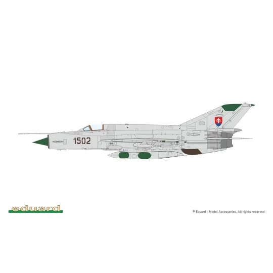 ERKA / MiG-21R V CESKOSLOVENSKU, 1/72 - Eduard Plastic Kits 2156 ERKA / MiG-21R V CESKOSLOVENSKU, 1/72 - Eduard Plastic Kits 2156