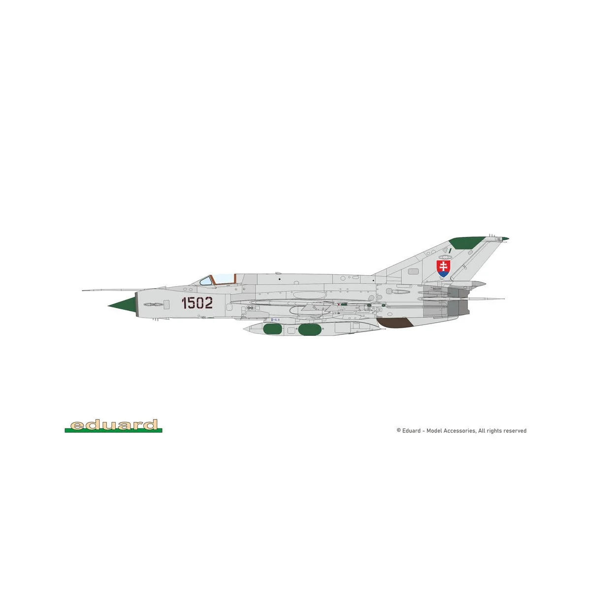 ERKA / MiG-21R V CESKOSLOVENSKU, 1/72 - Eduard Plastic Kits 2156 ERKA / MiG-21R V CESKOSLOVENSKU, 1/72 - Eduard Plastic Kits 2156