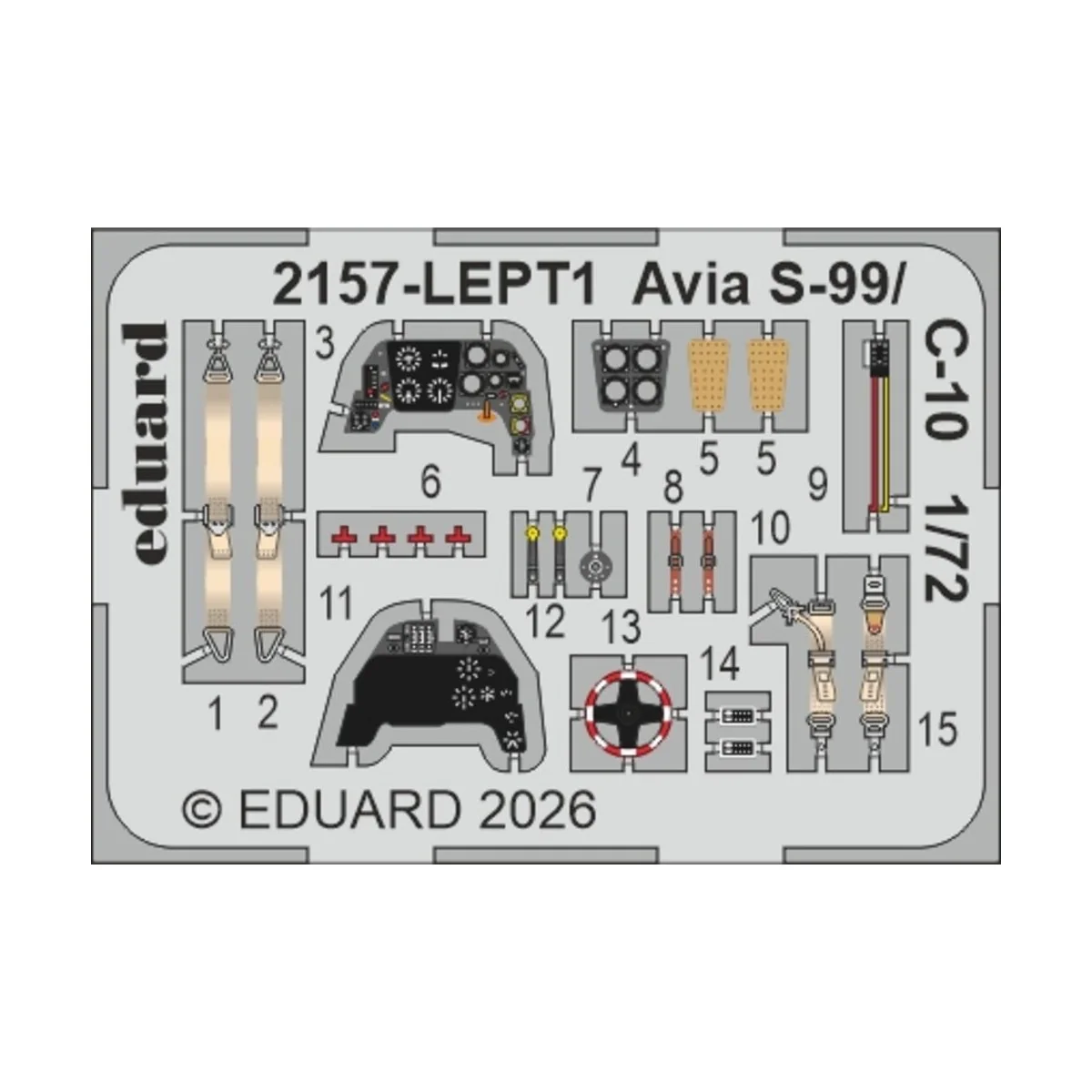 AVIA S-99/C-10, 1/72 - Eduard Plastic Kits 2157 AVIA S-99/C-10, 1/72 - Eduard Plastic Kits 2157