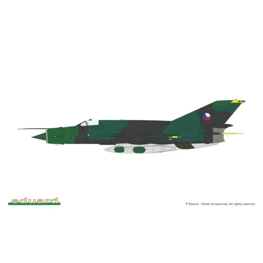 ERKA / MiG-21R V CESKOSLOVENSKU, 1/72 - Eduard Plastic Kits 2156 ERKA / MiG-21R V CESKOSLOVENSKU, 1/72 - Eduard Plastic Kits 2156
