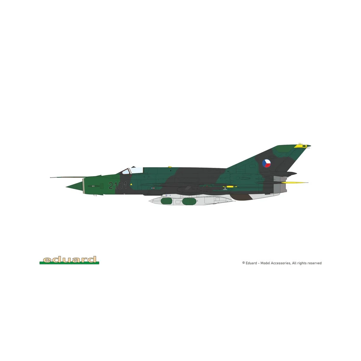 ERKA / MiG-21R V CESKOSLOVENSKU, 1/72 - Eduard Plastic Kits 2156 ERKA / MiG-21R V CESKOSLOVENSKU, 1/72 - Eduard Plastic Kits 2156