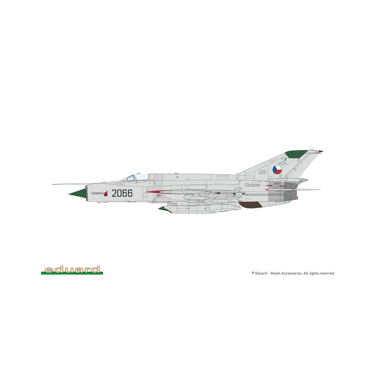 ERKA / MiG-21R V CESKOSLOVENSKU, 1/72 - Eduard Plastic Kits 2156 ERKA / MiG-21R V CESKOSLOVENSKU, 1/72 - Eduard Plastic Kits 2156
