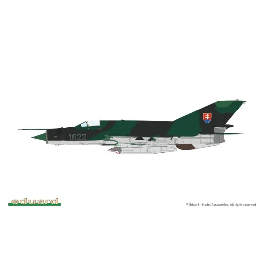 ERKA / MiG-21R V CESKOSLOVENSKU, 1/72 - Eduard Plastic Kits 2156 ERKA / MiG-21R V CESKOSLOVENSKU, 1/72 - Eduard Plastic Kits 2156