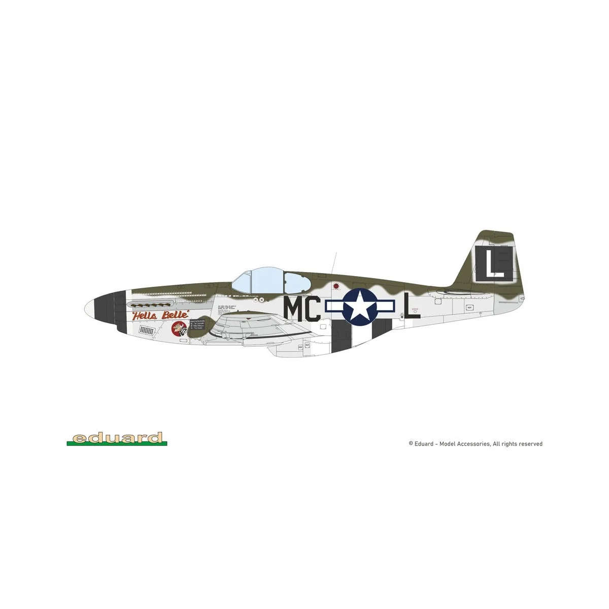P-51B MALCOLM HOOD, 1/48 - Eduard Plastic Kits 84214 P-51B MALCOLM HOOD, 1/48 - Eduard Plastic Kits 84214
