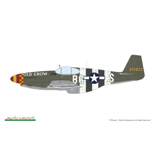 P-51B MALCOLM HOOD, 1/48 - Eduard Plastic Kits 84214 P-51B MALCOLM HOOD, 1/48 - Eduard Plastic Kits 84214