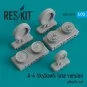 A-4 Skyhawk late version wheels set, 1/72 - ResKit Models RS72-0130 A-4 Skyhawk late version wheels set, 1/72 - ResKit Models RS72-0130