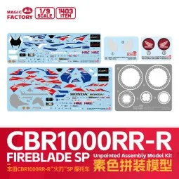 Honda CBR1000RR-R Fireblade SP (Not-pre-colored, decals allow to ma... 2