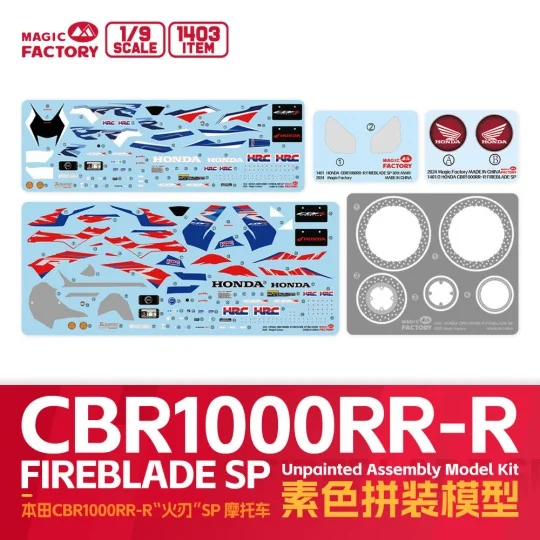Honda CBR1000RR-R Fireblade SP (Not-pre-colored, decals allow to ma...