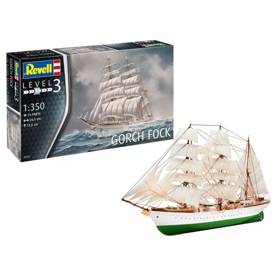 Gorch Fock, 1/350 - Revell 5432 Gorch Fock, 1/350 - Revell 5432