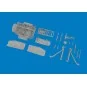 F-16C wheel bays & legs standard PRINT for Tamiya, 1/48 - Eduard Ac...