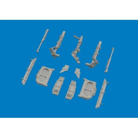 MiG-21F undercarriage legs PRINT for Eduard, 1/48 - Eduard Accessor...