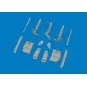 MiG-21F undercarriage legs PRINT for Eduard, 1/48 - Eduard Accessor...