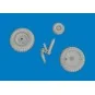 Fw 190D-9 wheels for Miniart, 1/48 - Eduard Accessories 6481201 Fw 190D-9 wheels for Miniart, 1/48 - Eduard Accessories 6481201