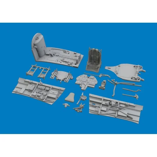 P-40K cockpit PRINT for Eduard, 1/48 - Eduard Accessories 6481210