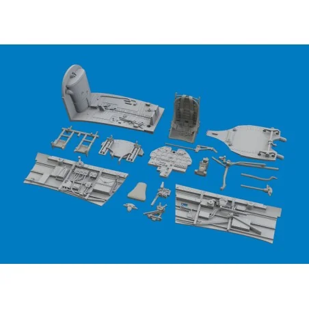 P-40K cockpit PRINT for Eduard, 1/48 - Eduard Accessories 6481210