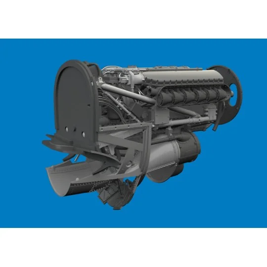 P-40K engine PRINT for Eduard, 1/48 - Eduard Accessories 6481211 P-40K engine PRINT for Eduard, 1/48 - Eduard Accessories 6481211