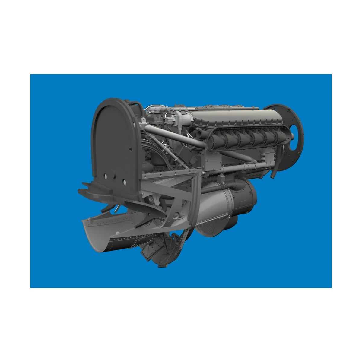 P-40K engine PRINT for Eduard, 1/48 - Eduard Accessories 6481211 P-40K engine PRINT for Eduard, 1/48 - Eduard Accessories 6481211