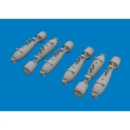 P-40 40lb frag bombs PRINT for Eduard, 1/48 - Eduard Accessories 64... 2