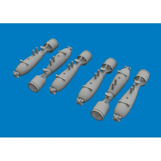 P-40 40lb frag bombs PRINT for Eduard, 1/48 - Eduard Accessories 64... P-40 40lb frag bombs PRINT for Eduard, 1/48 - Eduard Accessories 64...