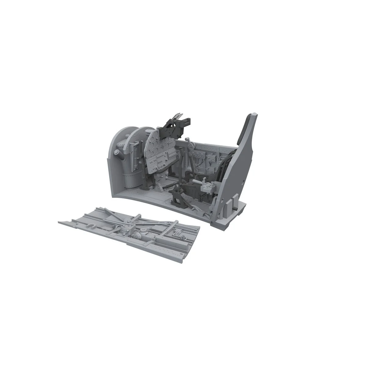 P-40K cockpit PRINT for Eduard, 1/48 - Eduard Accessories 6481210
