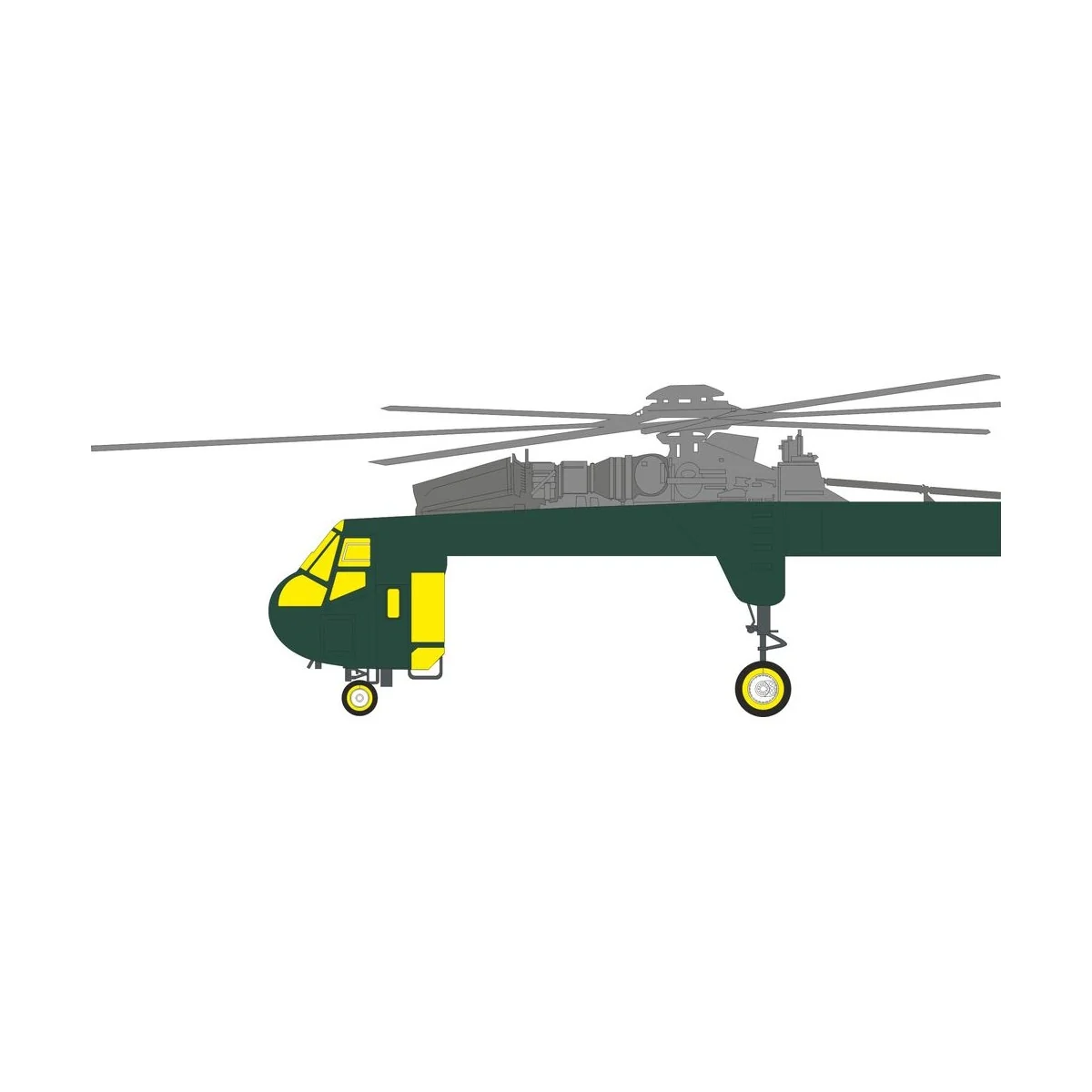 CH-54A for ICM, 1/72 - Eduard Accessories CX709 CH-54A for ICM, 1/72 - Eduard Accessories CX709