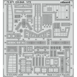 CH-54A for ICM, 1/72 - Eduard Accessories 73871