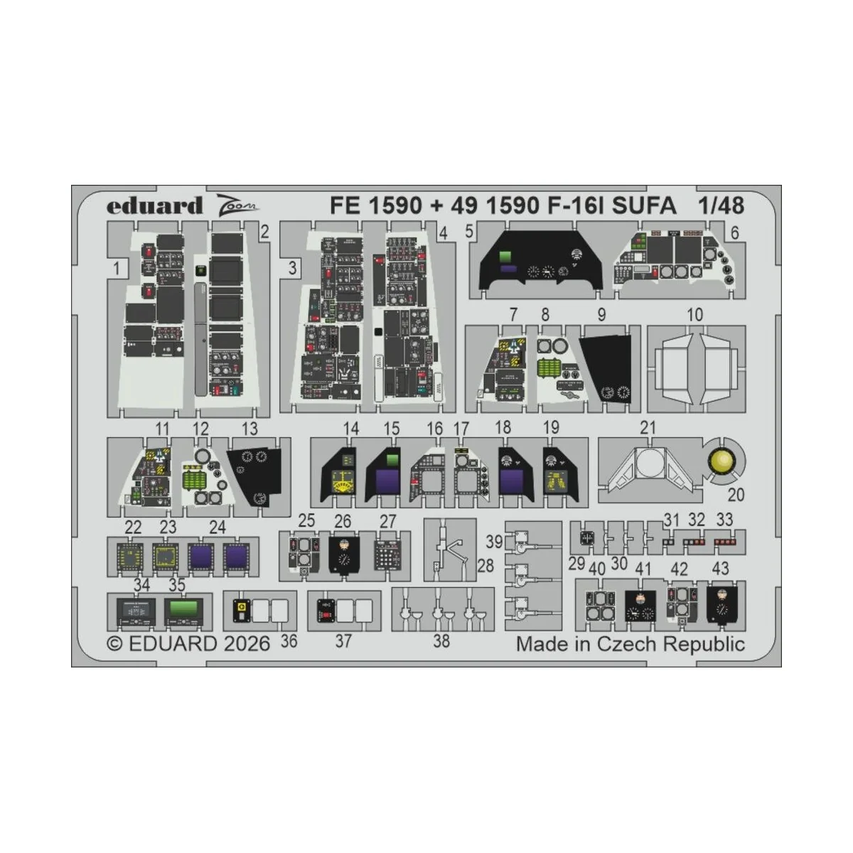 F-16I SUFA (Kinetic Gold edition kit) for Kinetic, 1/48 - Eduard Ac... F-16I SUFA (Kinetic Gold edition kit) for Kinetic, 1/48 - Eduard Ac...