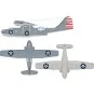 PBY-5A US national insignia (stars w/ red center) for Eduard / Reve... PBY-5A US national insignia (stars w/ red center) for Eduard / Reve...