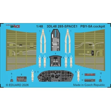 PBY-5A cockpit SPACE for Eduard / Revell, 1/48 - Eduard Accessories...