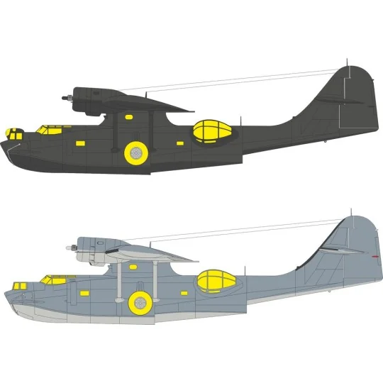 PBY-5A Tface for Eduard / Revell, 1/48 - Eduard Accessories EX1182 PBY-5A Tface for Eduard / Revell, 1/48 - Eduard Accessories EX1182