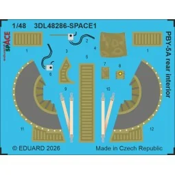 PBY-5A rear interior SPACE for Eduard / Revell, 1/48 - Eduard Acces...