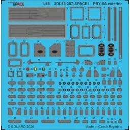 PBY-5A exterior SPACE for Eduard / Revell, 1/48 - Eduard Accessorie...