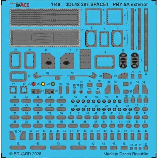 PBY-5A exterior SPACE for Eduard / Revell, 1/48 - Eduard Accessorie... PBY-5A exterior SPACE for Eduard / Revell, 1/48 - Eduard Accessorie...