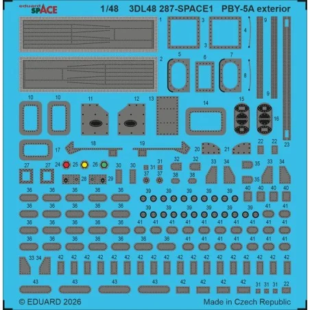 PBY-5A exterior SPACE for Eduard / Revell, 1/48 - Eduard Accessorie...