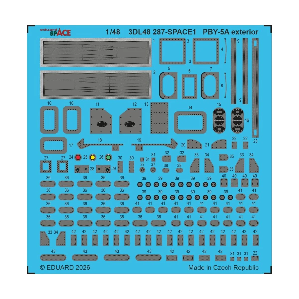 PBY-5A exterior SPACE for Eduard / Revell, 1/48 - Eduard Accessorie... PBY-5A exterior SPACE for Eduard / Revell, 1/48 - Eduard Accessorie...