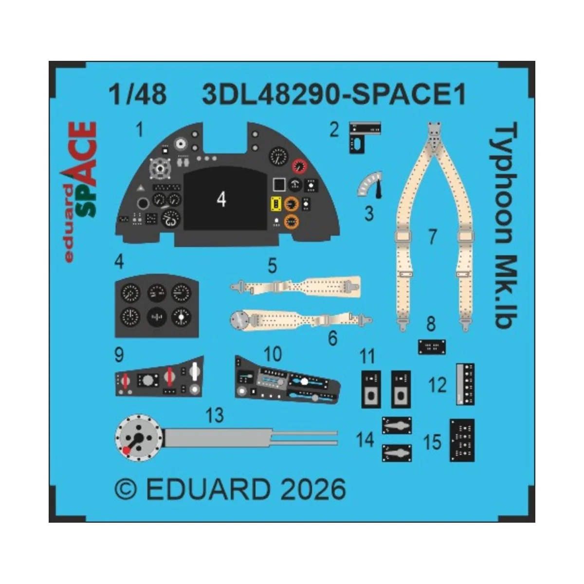 Typhoon Mk.Ib SPACE for Hasegawa / Hobby 2000, 1/48 - Eduard Access... Typhoon Mk.Ib SPACE for Hasegawa / Hobby 2000, 1/48 - Eduard Access...