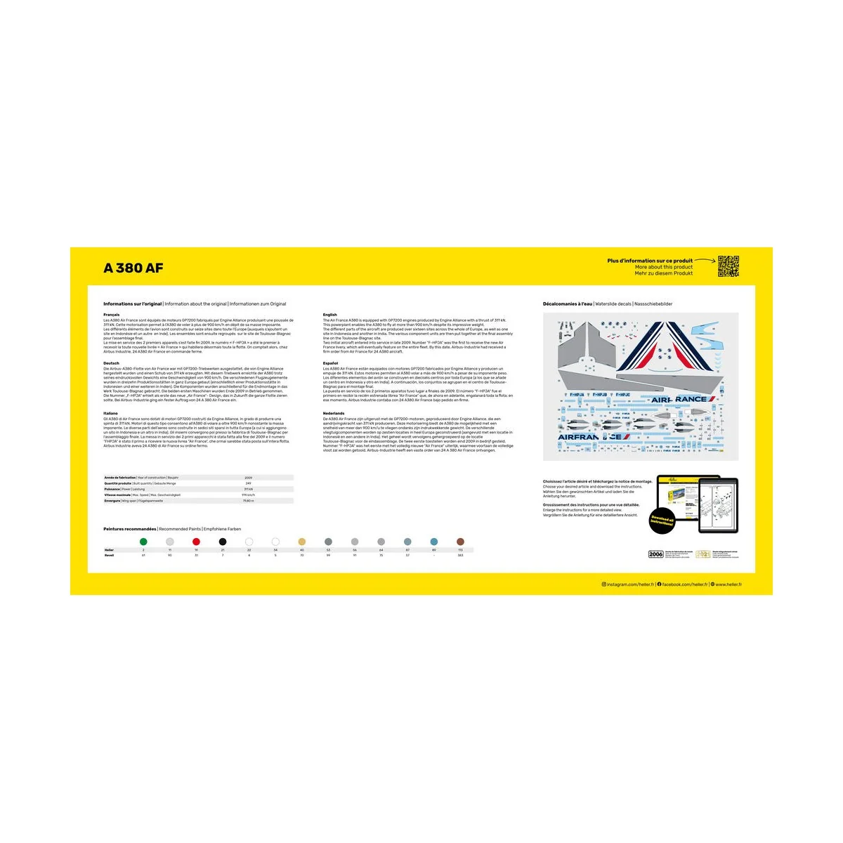 A 380 AF, 1/125 - Heller 80436 A 380 AF, 1/125 - Heller 80436