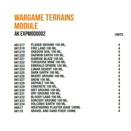 Wargame Terrains Module - AK Interactive AK EXPMOD0002