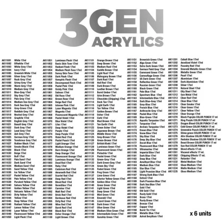 236 Generic Colors Module - AK Interactive AK EXPMOD0007