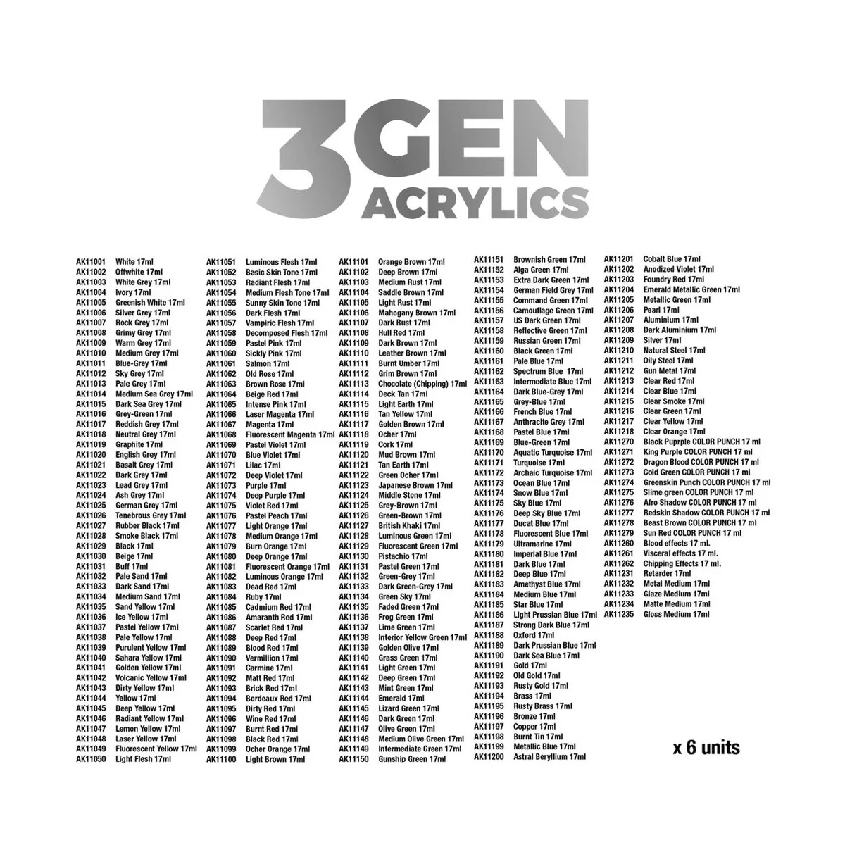 236 Generic Colors Module - AK Interactive AK EXPMOD0007 236 Generic Colors Module - AK Interactive AK EXPMOD0007