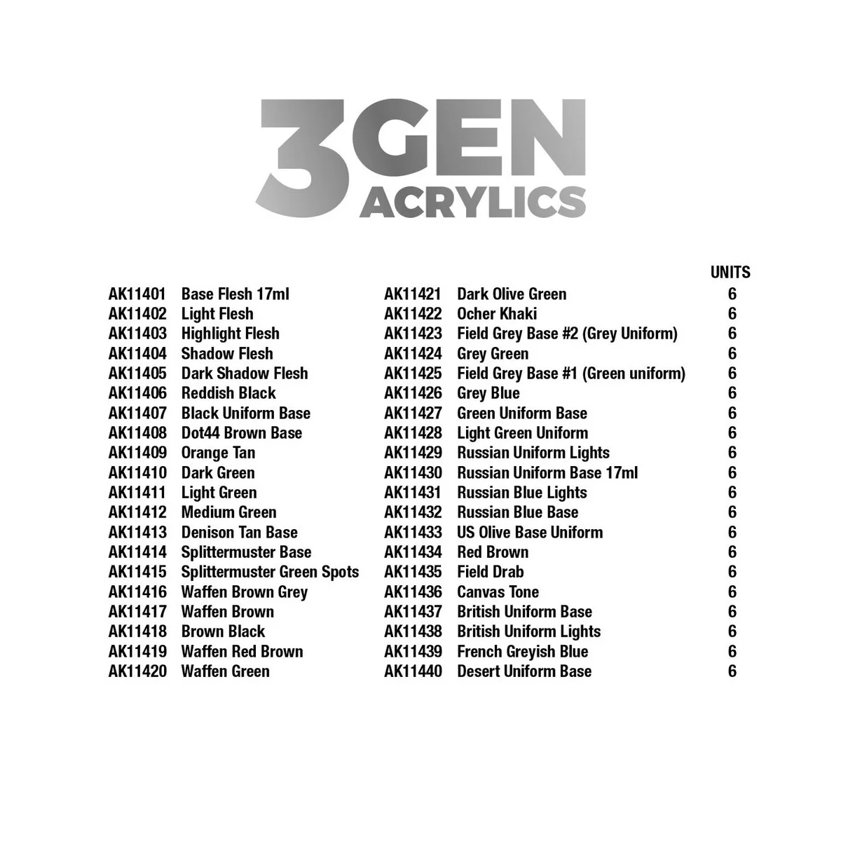 40 Figure Colors Module - AK Interactive AK EXPMOD0010 40 Figure Colors Module - AK Interactive AK EXPMOD0010